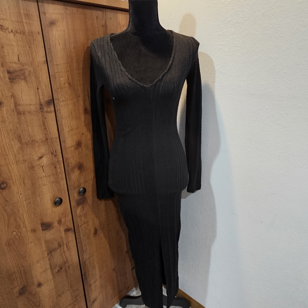 NWT Black Altar'd State BlackSweater Dress - Medium